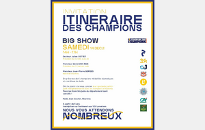 Sortie Club : itinéraire des champions